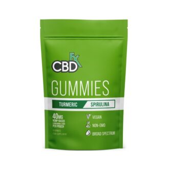 CBDfx Gummies – Turmeric & Spirulina (200mg – 8pc) Nature Creations CBD and healthcare store