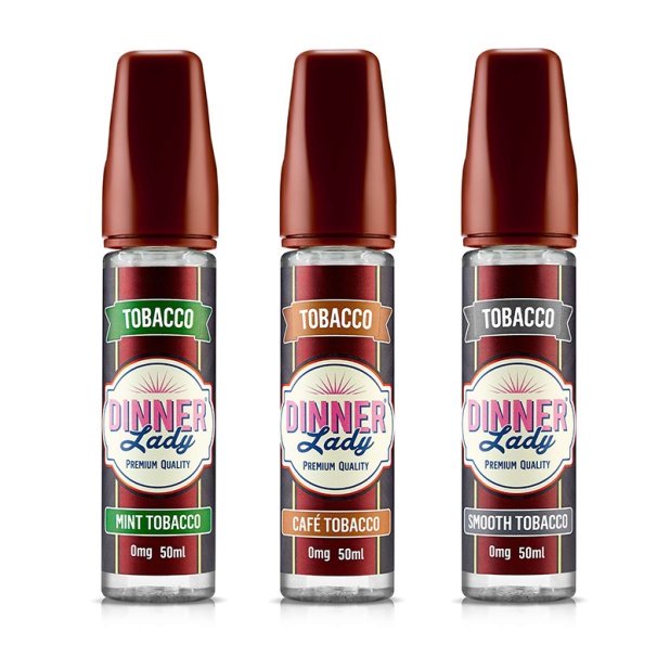 Dinner Lady Tobacco Range 50ml Shortfill - Image 1