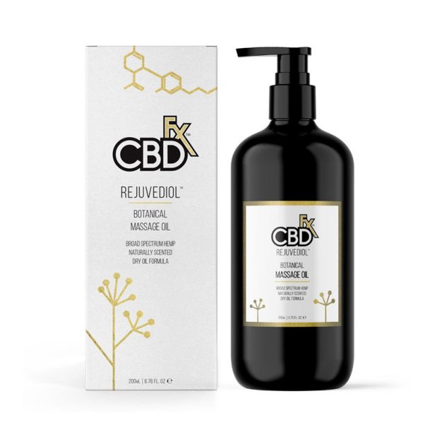 CBD +FX Rejuvediol Botanical Massage Oil - Image 1