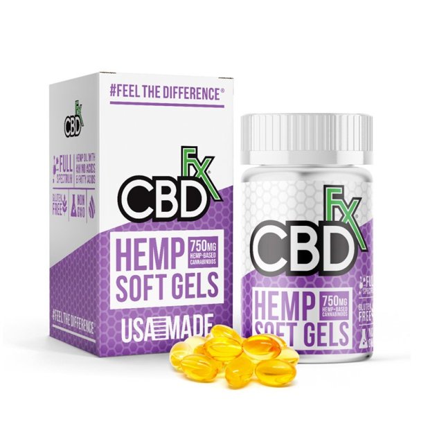 CBDfx-Hemp-Capsules-Oil-Soft-Gel-MCT-Full-Spectrum.jpg CBD +FX Hemp Soft Gels - Image 1