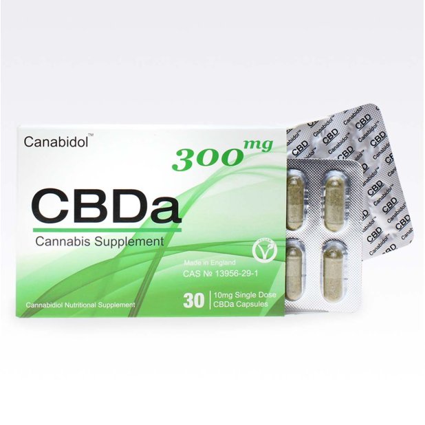 Canabidol CBDa Cannabis Supplement Capsules - Image 1