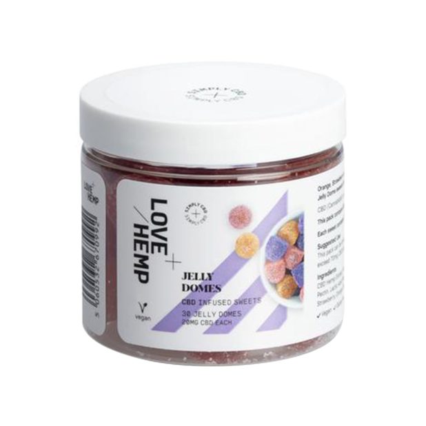 lovehemp-cbd-jelly-domes-600mg-30-tub Love Hemp CBD Jelly Domes - Image 1