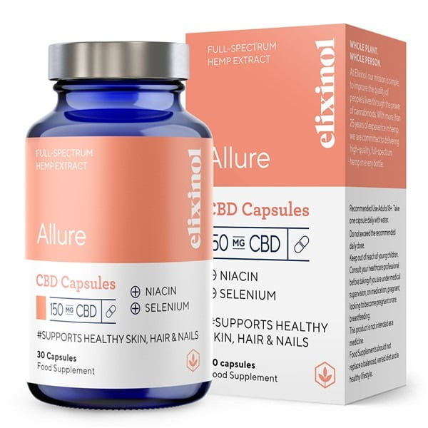 Elixinol 300mg CBD Allure Capsules - 30 Caps Elixinol 300mg CBD Allure Capsules - 30 Caps