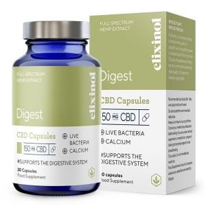 Elixinol 300mg CBD Digest Capsules - 30 Caps