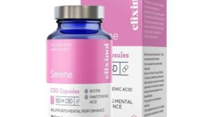 ELIXINOL 300MG CBD SERENE CAPSULES - 30 CAPS