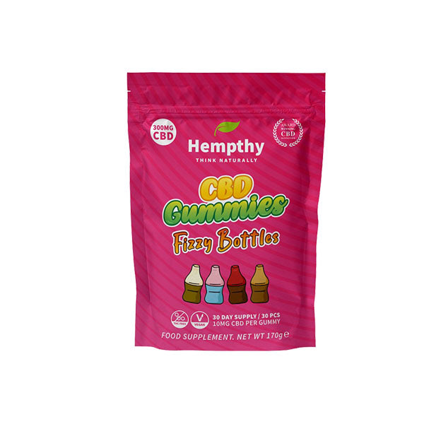 Hempthy 300mg CBD Gummies 30 Ct Pouch - Image 9