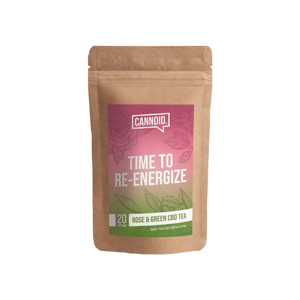 JWNAA0019X0271BOGOF.jpg Canndid 200mg CBD Rose & Green Tea Bags - 20 Bags (BUY 1 GET 1 FREE) - Image 1