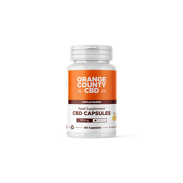 JWNAB0043X0068.jpg Orange County 900mg Full Spectrum CBD Capsules - 60 Caps - Image 1