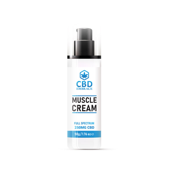 JWNAB0052X0252.jpg CBD Embrace 250mg Full Spectrum CBD Muscle Cream - 50g - Image 1