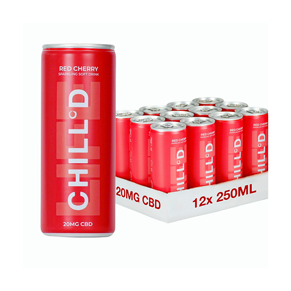 JWNAE0050X0367.png 12 x CHILLD 20mg CBD Sparkling Drink 250ml Red Cherry - Image 1