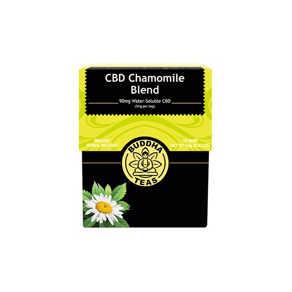 Buddha Teas 5mg CBD Tea Bags - Chamomile Blend - Image 1