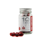 1CBD Soft Gel Capsules 25mg CBD + 10mg Curcumin 60 Capsules