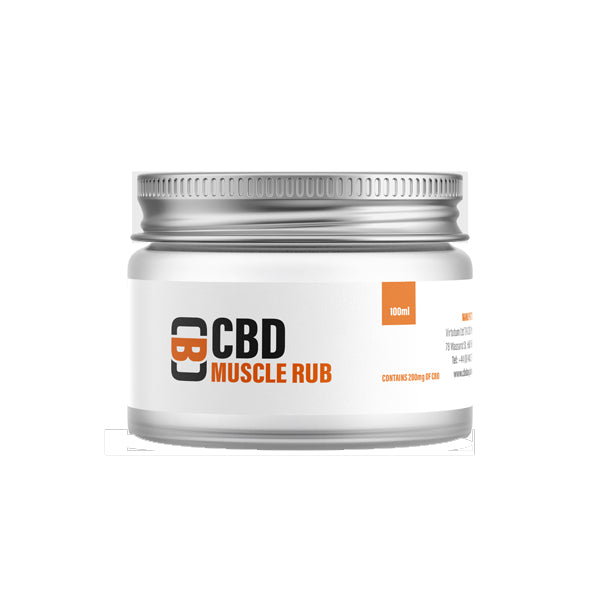 CBD Asylum 1000mg CBD 100ml Muscle Rub Balm - Image 1