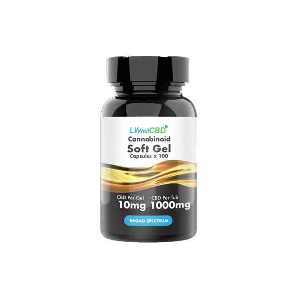 JWNAO0126X0066-1.jpg LVWell CBD Broad Spectrum 1000mg CBD Soft Gel Capsules - Image 1
