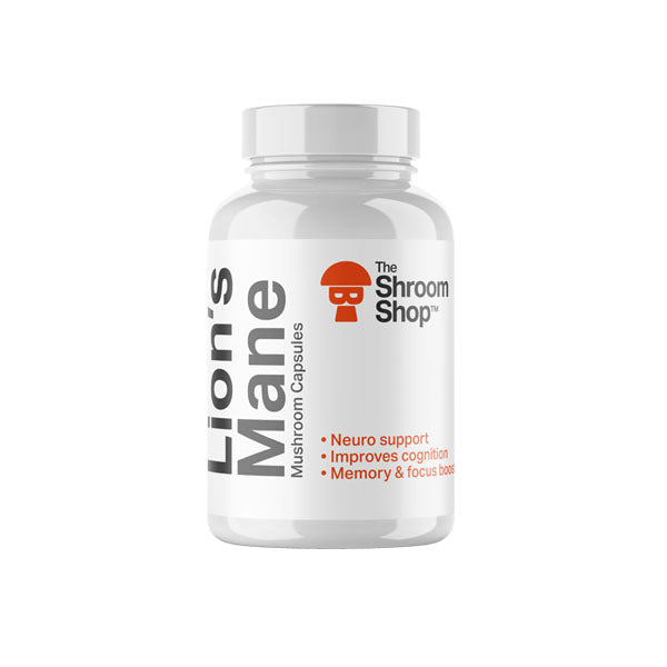 The Shroom Shop Lion's Mane Mushroom 45000mg Capsules - 90 Caps - Image 1