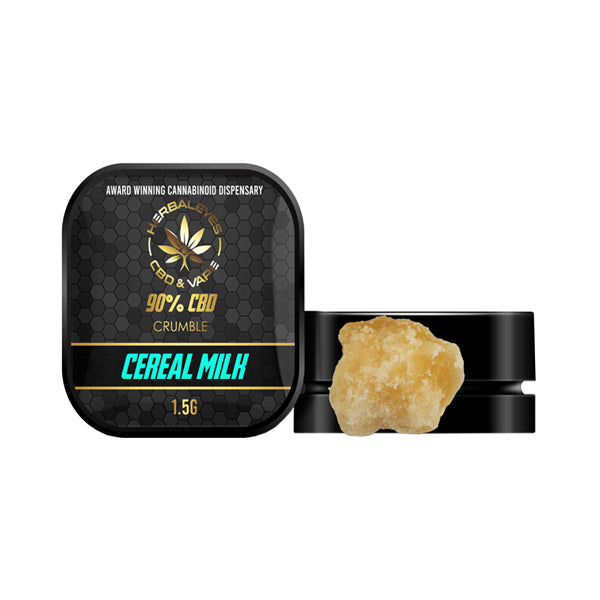 JWNBB0390X0280.jpg Herbaleyes 90% CBD Cereal Milk Dab Slabs - 1.5g - Image 1