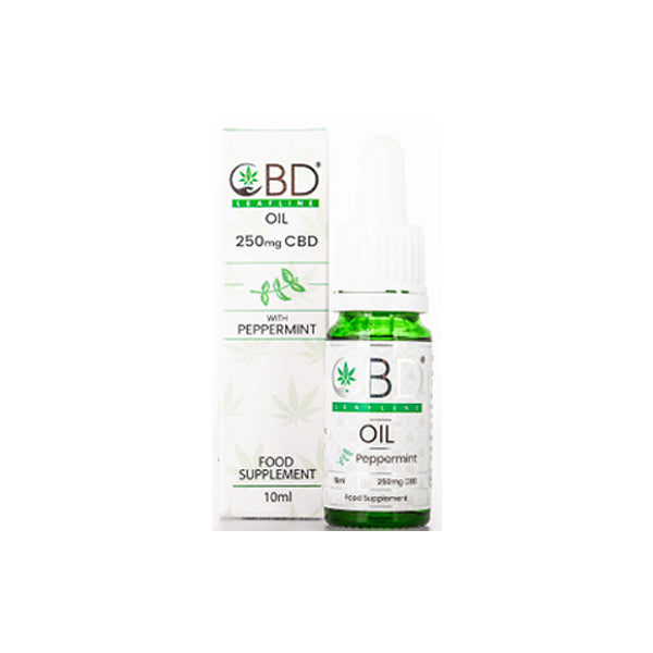 CBD Leafline 250mg CBD Food Supplement Oil 10ml - Image 5