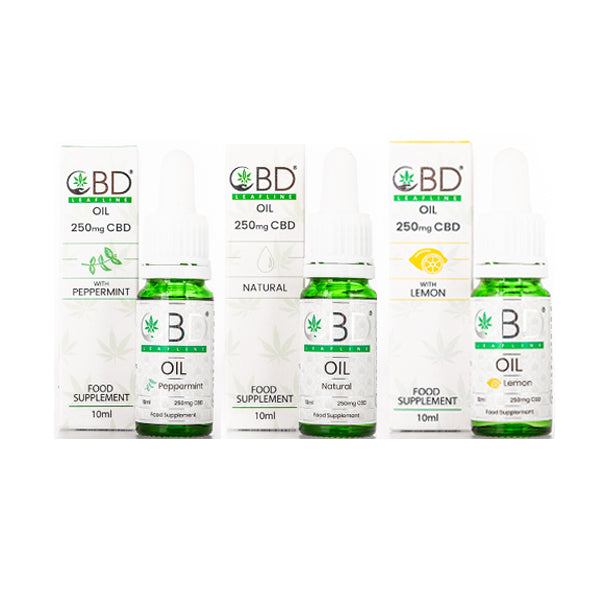 CBD Leafline 250mg CBD Food Supplement Oil 10ml - Image 6
