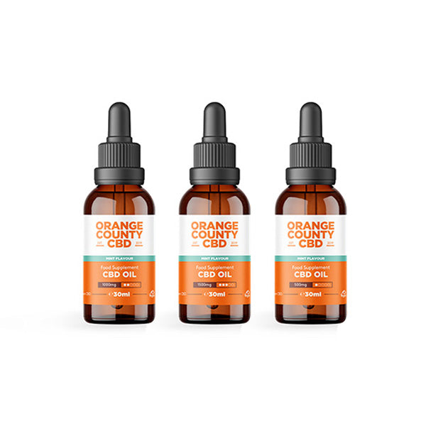 Orange County CBD 500mg Flavoured Tincture Oil 30ml - Image 2