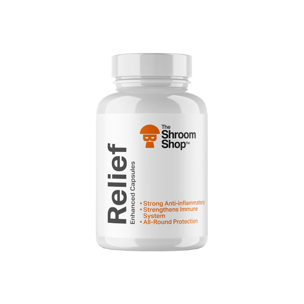 JWNBJ0148X0270.png The Shroom Shop Enhanced Relief 67500mg Capsules - 90 Caps - Image 1