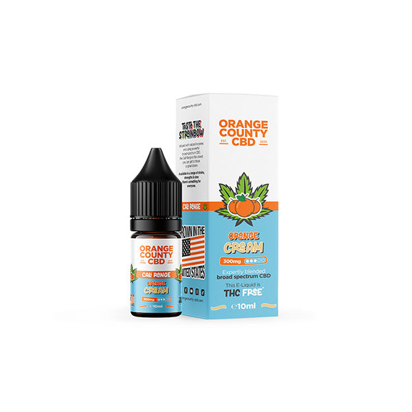 Orange County CBD Cali Range 300mg CBD 10ml E-liquid (60VG/40PG) - Image 6