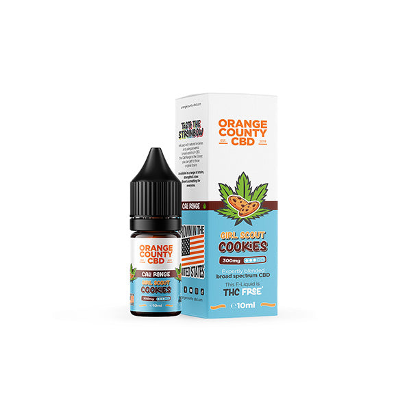 Orange County CBD Cali Range 300mg CBD 10ml E-liquid (60VG/40PG) - Image 3