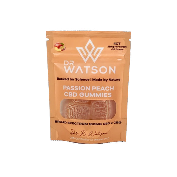 Dr Watson 100mg CBD Hemp Gummies Pack of 4 - Image 1
