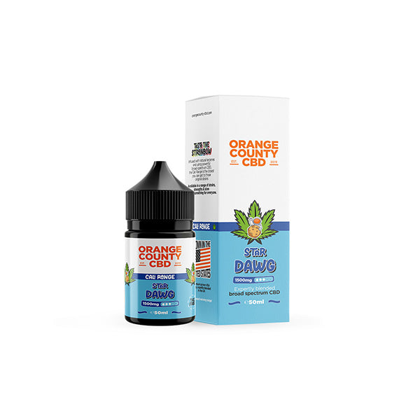 Orange County CBD Cali Range 1500mg CBD 50ml E-liquid (60VG/40PG) - Image 5