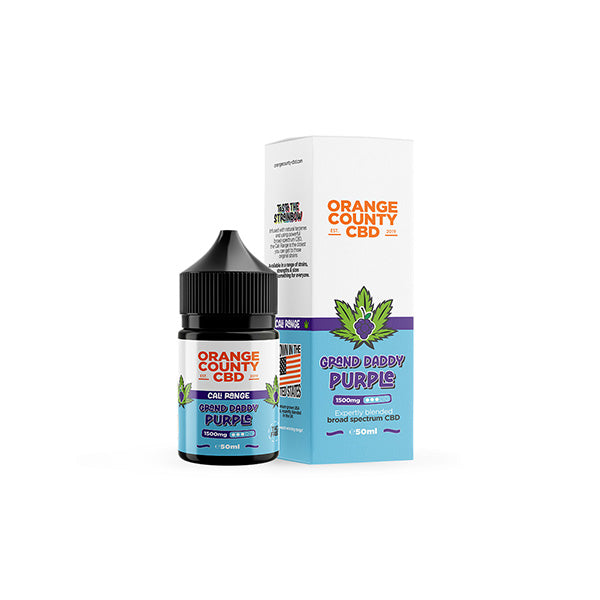 Orange County CBD Cali Range 1500mg CBD 50ml E-liquid (60VG/40PG) - Image 4