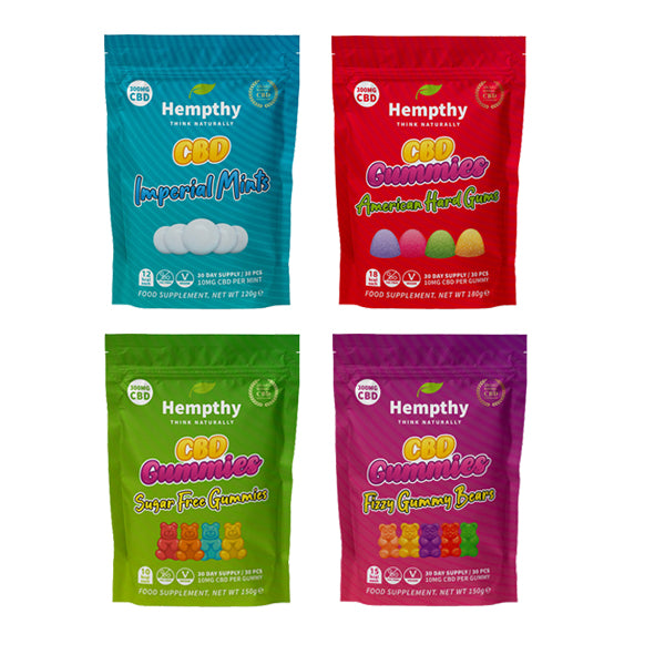 Hempthy 300mg CBD Gummies 30 Ct Pouch - Image 7