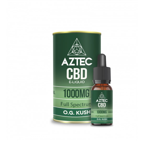 Aztec CBD 1000mg CBD Vaping Liquid 10ml (50PG/50VG) - Image 8