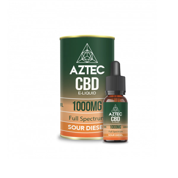 Aztec CBD 1000mg CBD Vaping Liquid 10ml (50PG/50VG) - Image 10