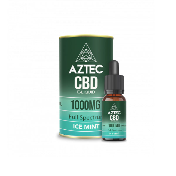Aztec CBD 1000mg CBD Vaping Liquid 10ml (50PG/50VG) - Image 6