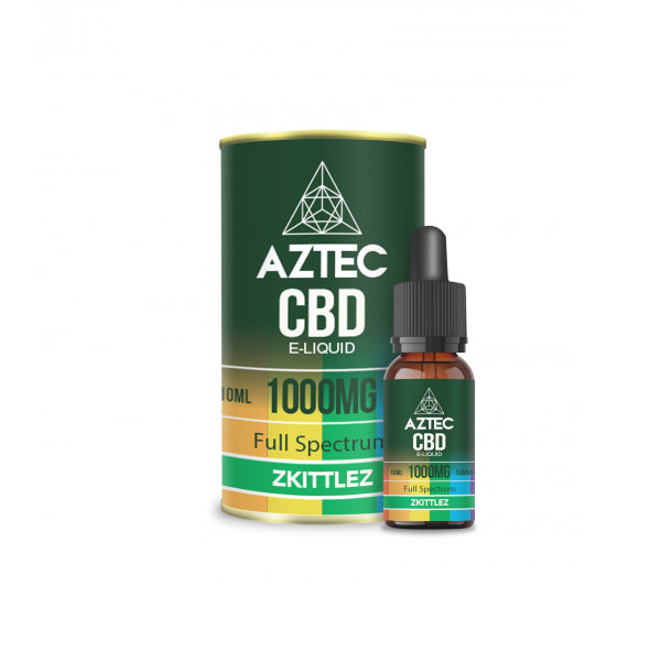 Aztec CBD 1000mg CBD Vaping Liquid 10ml (50PG/50VG) - Image 7