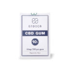 Endoca 100mg CBD Peppermint Chewing Gum - 10 Pcs