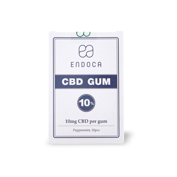 JWNBQ0015X0235.jpg Endoca 100mg CBD Peppermint Chewing Gum - 10 Pcs - Image 1