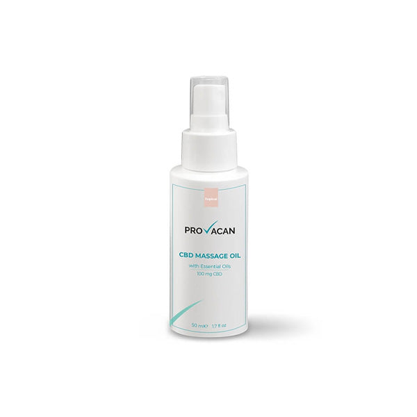 Provacan 100mg CBD Massage Oil - 50ml - Image 1