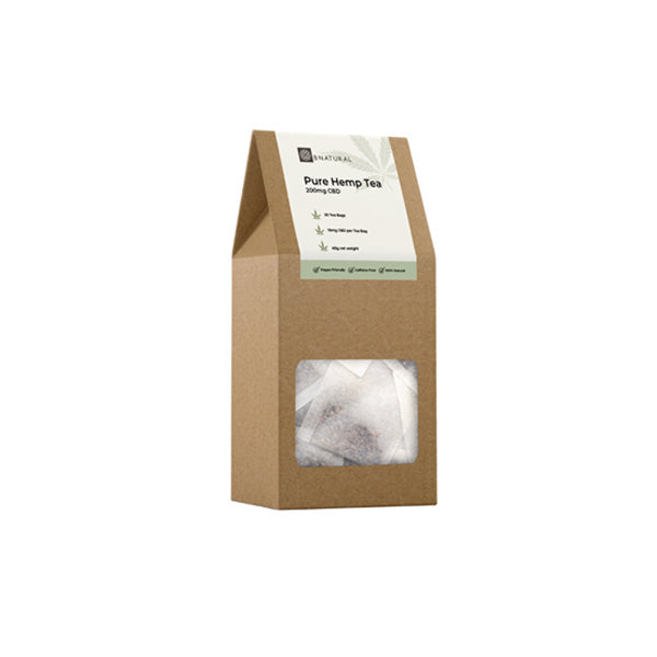 Bnatural 200mg CBD Pure Hemp Tea Bags - 15 Bags - Image 1