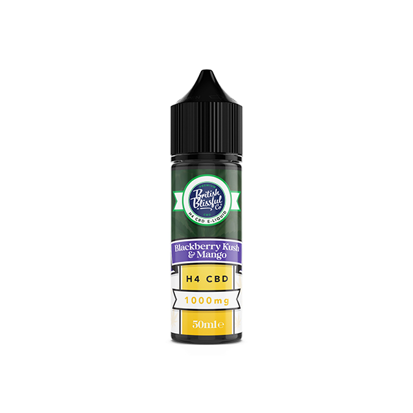 JWNCA0107X0463.png British Blissful 1000mg H4 CBD E-Liquid 50ml - Image 1