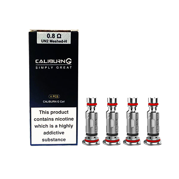 Uwell Caliburn G Ersatz Coils 4er Pack | Widerstand 0,8 Ohm | Für MTL-Dampfen