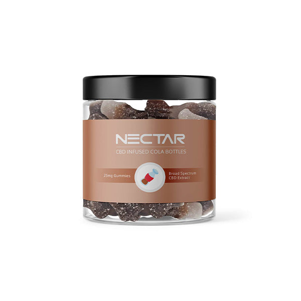 Nectar 500mg Broad Spectrum CBD Cola Bottles Gummies - 20 Pieces - Image 1
