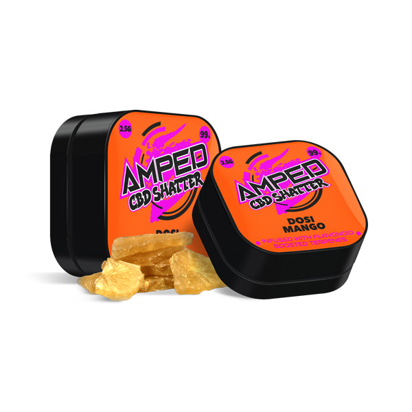 Amped CBD 99% CBD Shatter 1g - Image 2