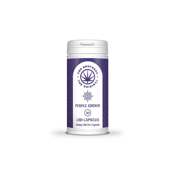 JWNDC0132X0377.jpg CBD Brothers Purple Edition 1200mg CBD-CBDA Vegan Capsules - 30 Caps - Image 1