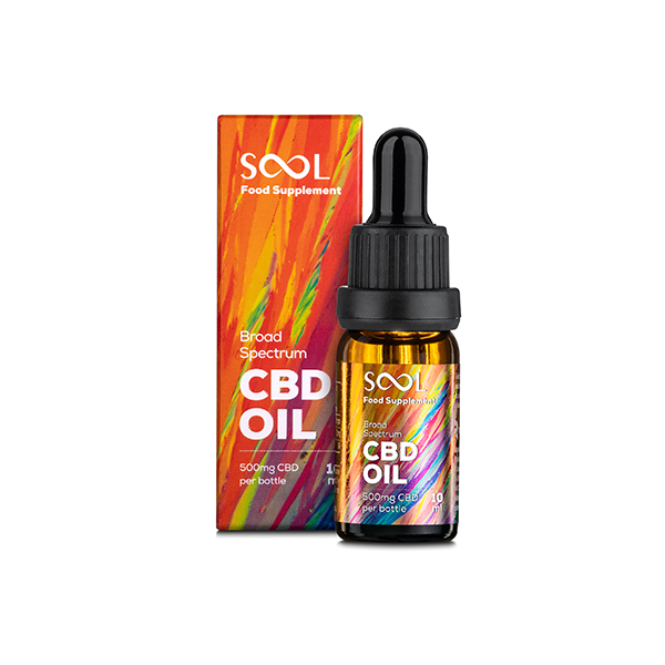 JWNEC0031Z0137BOGOF.png SOOL 500mg Broad Spectrum 5% CBD Oil 10ml (BUY 1 GET 1 FREE) - Image 1