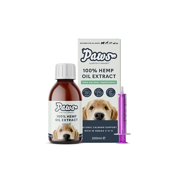 JWNEF0001X0048.png Paws 100% Hemp Oil Extract For Dogs - 200ml - Image 1