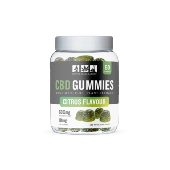 CBD by British Cannabis 600mg CBD GummiesCitrus - 60 Pieces