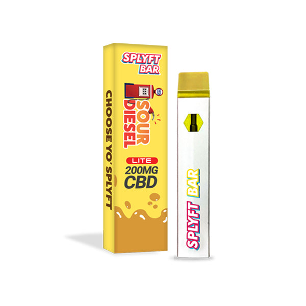 SPLYFT BAR LITE 200mg Full Spectrum CBD Disposable Vape - 12 flavours - Image 5