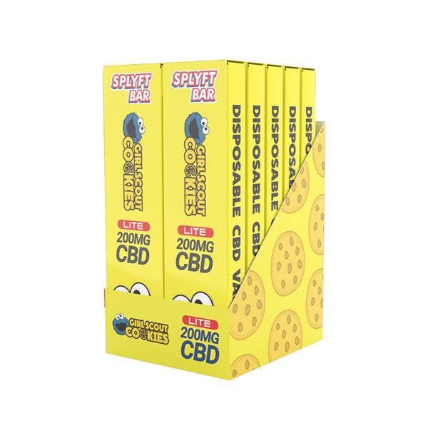 SPLYFT BAR LITE 200mg Full Spectrum CBD Disposable Vape - 12 flavours - Image 4