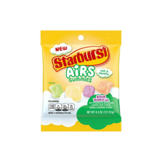 USA Starburst Air Gummies Sour Tropical Share Bag – 122g Nature Creations CBD and healthcare store