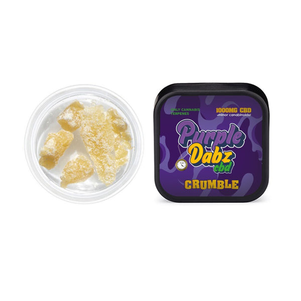 JWNZ0199.jpg Purple Dabz by Purple Dank 1000mg CBD Crumble - Original (BUY 1 GET 1 FREE) - Image 1